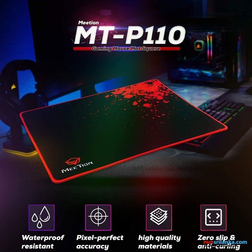 Meetion MT-P110 Gaming Mouse Pad Square (6M)